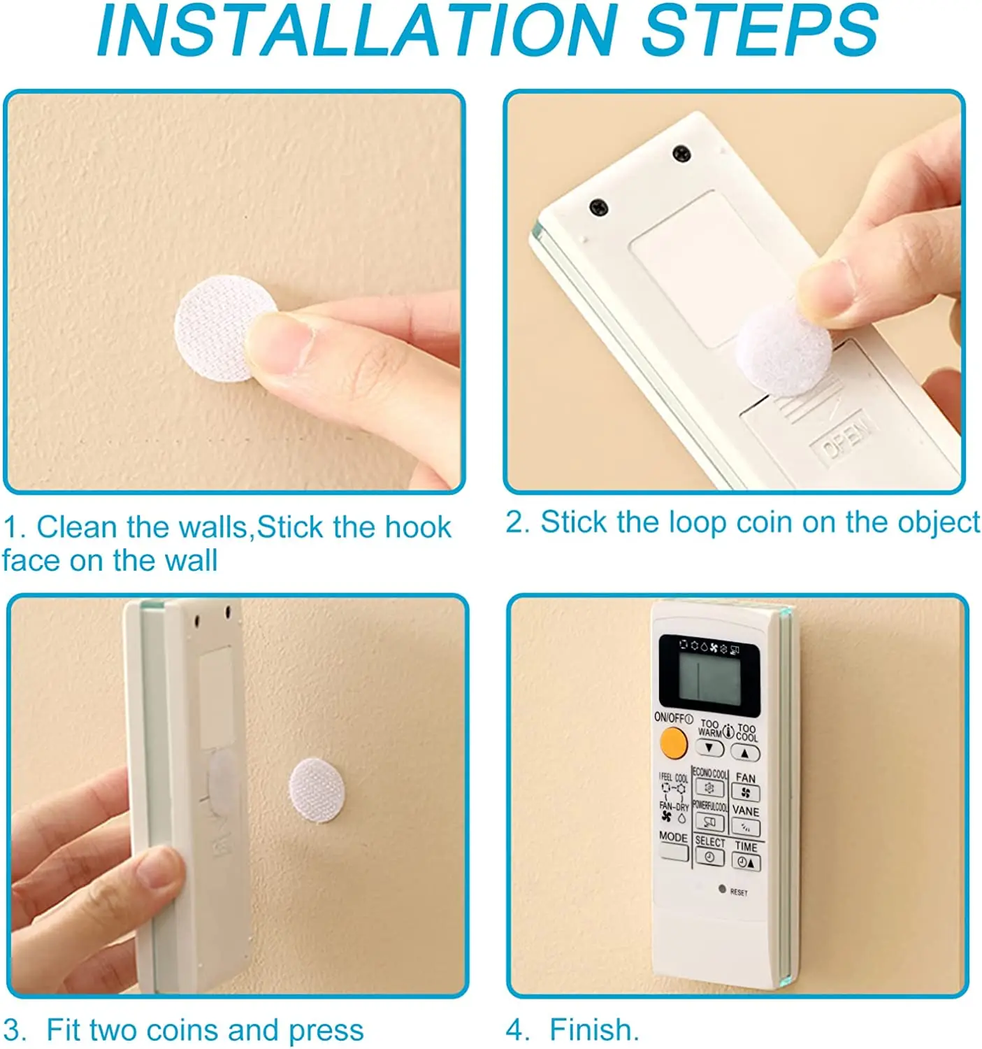 Factory manufacture Nylon Black White Die Cut Circle Sticky Self Adhesive Hook and Loop Dots