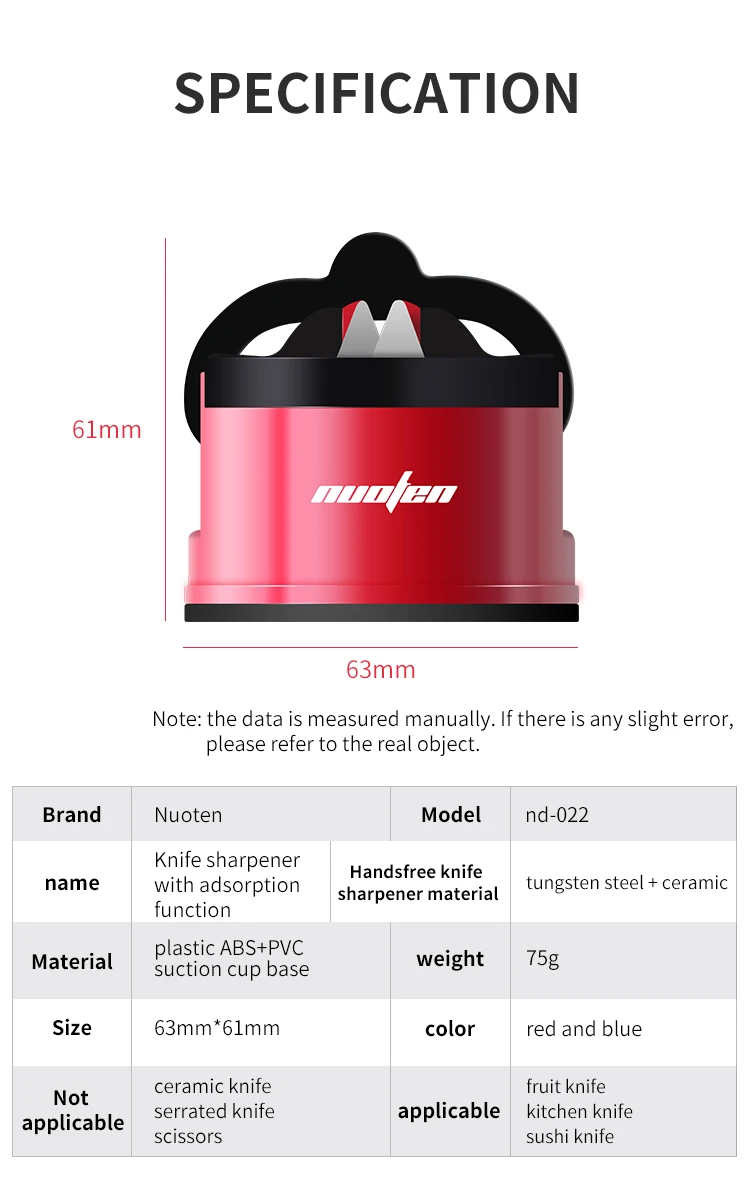 Professional Sharpener Household Small Sharpener Korean mini Tungsten Steel Sharpener Knife Kitchen Tool