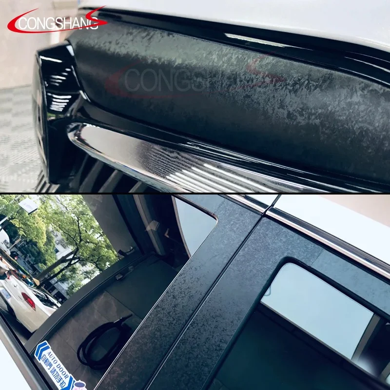 Ghost Vinyl Camo 1.52*18M PVC Film 3D Pattern Shadow Black Wrap Film Car for Car Wrap Vinyl