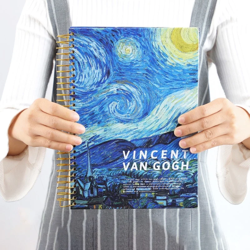 Promotion 300 Page Thick Custom Hardcover B5 Spiral Bound Paper Libretas Notebook School Hardcover Journal