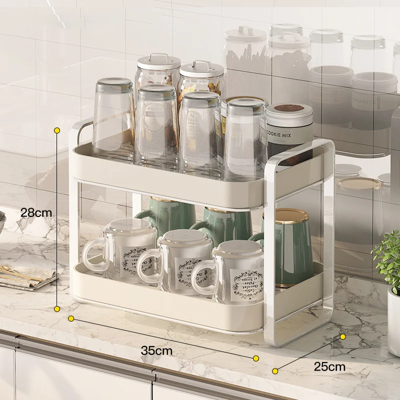 Household Tray Tabletop Multipurpose Shelf Water Glass Drying Rack Holder Official Tea Set Storage  Cup Drainer Holder