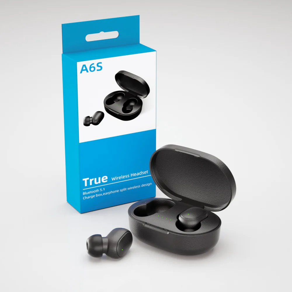 Free sample Custom LOGO A6S Sport Headphones Blue tooth Wireless Earbud Earphones & headphones Game headset Audifonos Electronic