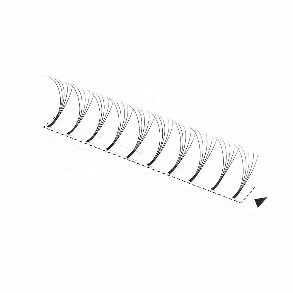 2D 3D 4D 5D 6D Pre fanned lashes Long Stem Premade Fans for Eyelash extension