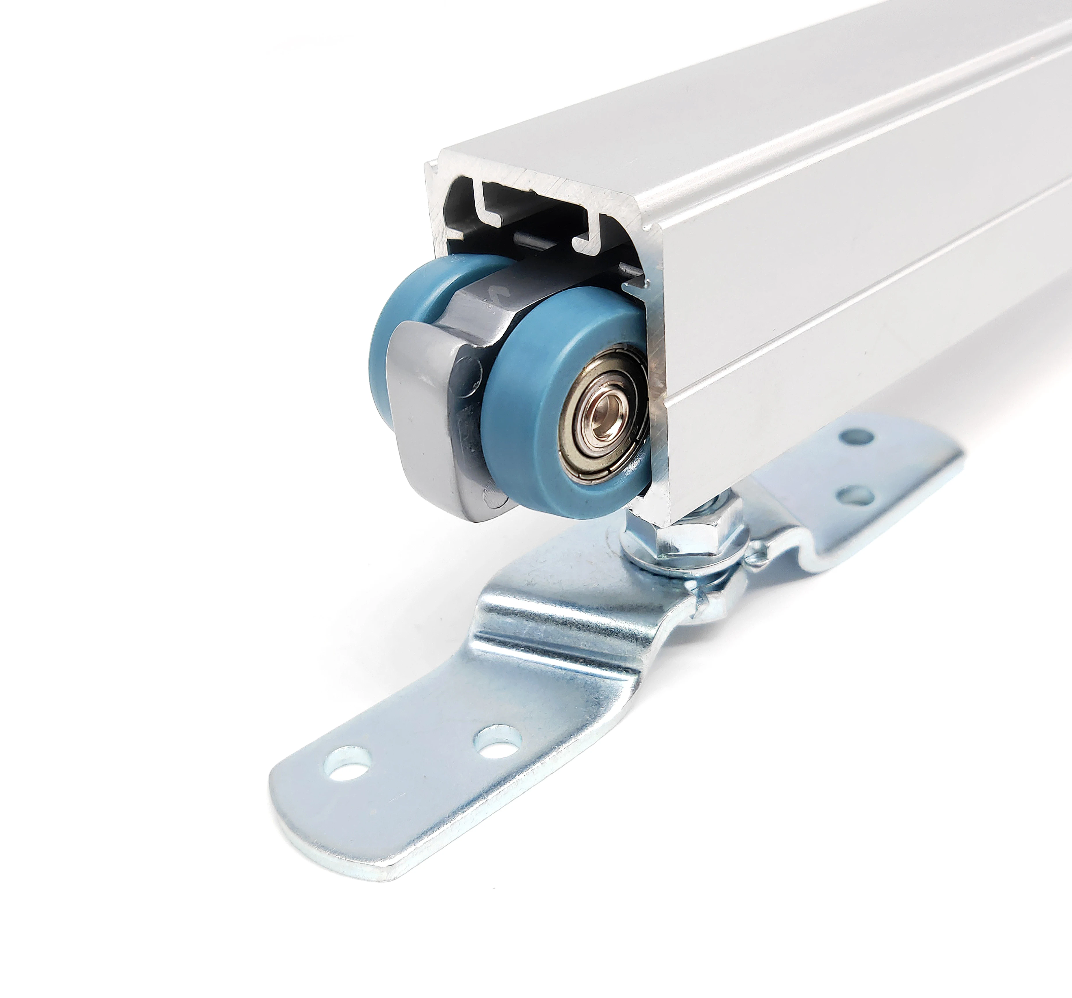 three  doors soft close   synchronized symmetrical wooden sliding doors hardware