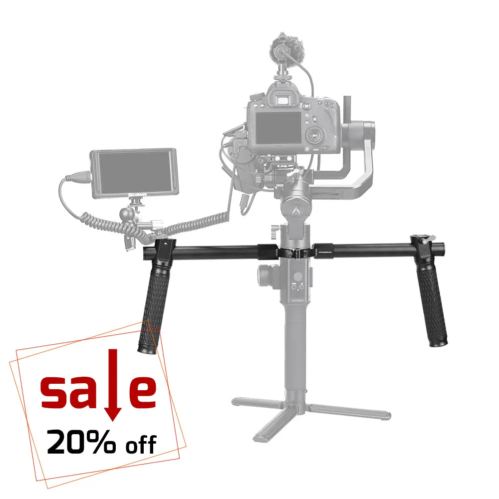 E-IMAGE HB20 Portable Dual Gimbal Extended Handle For Horizon One Gimbal Stabilizer
