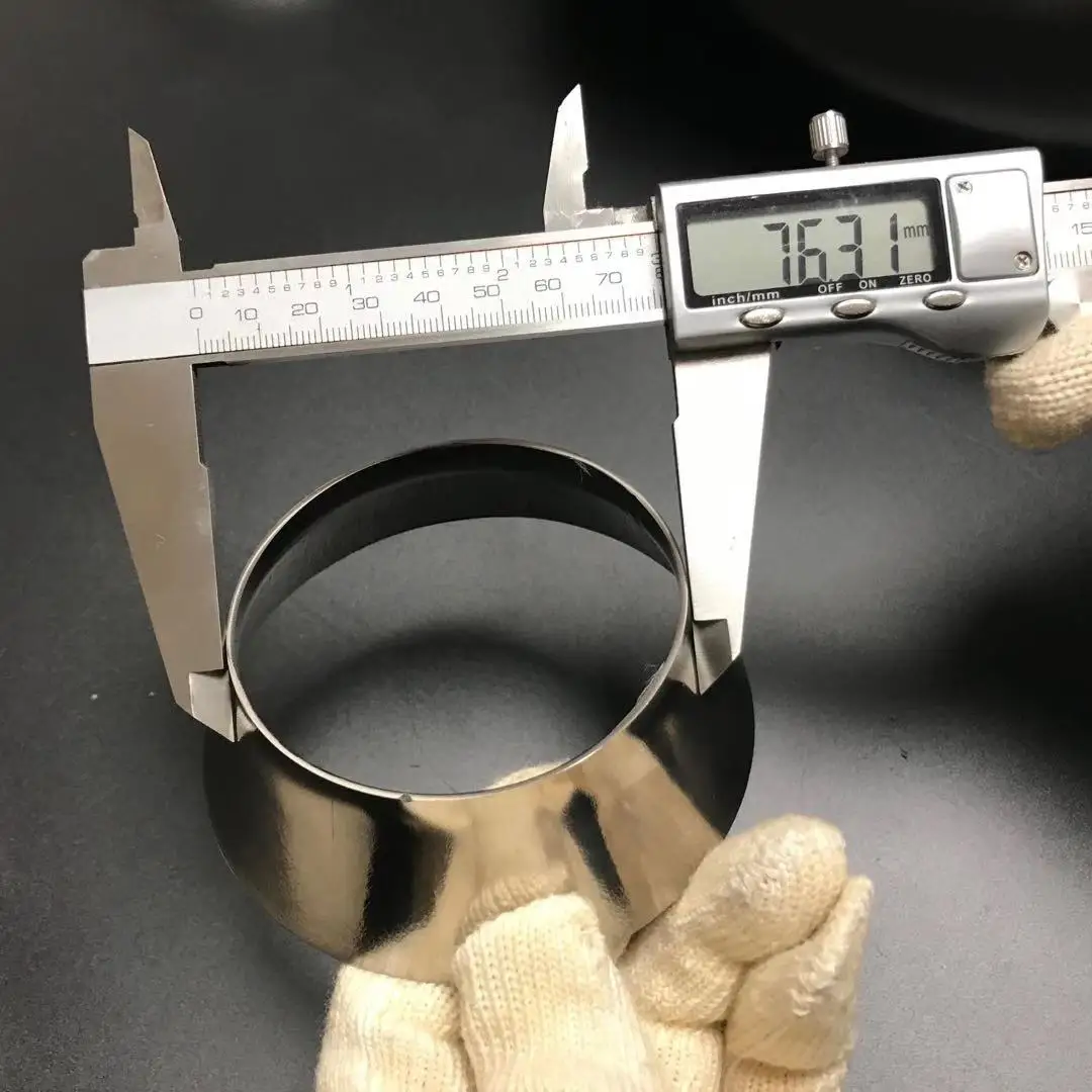 High Quality Concentric Pipe Reducer Customizable Titanium Polished Cone Connect Pipe for Car Downpipe