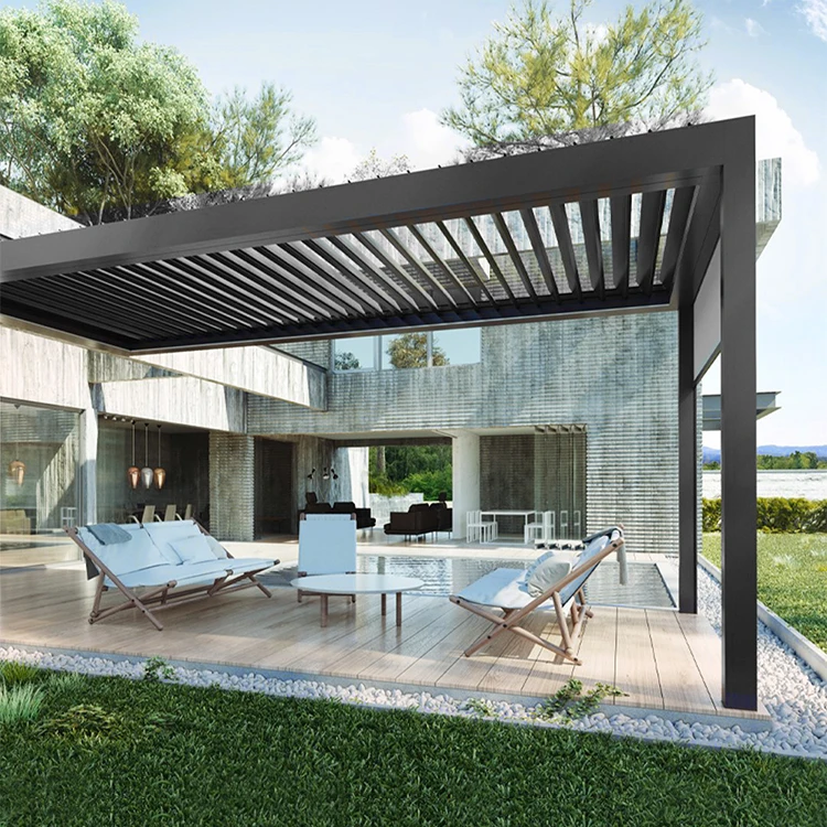 Four Seasons 3 by 4 Meter Motorized Aluminum Pergola Outdoor Pergola