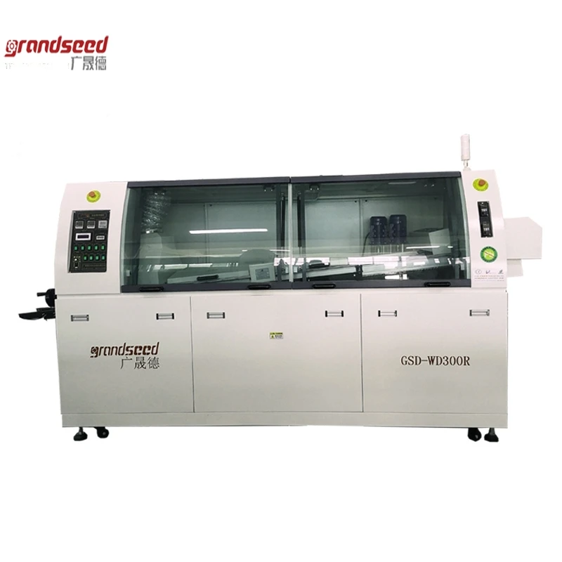 GRANDSEED factory price Automatic SMT Wave soldering  GSD-WD300R   DIP Wave Soldering Machine
