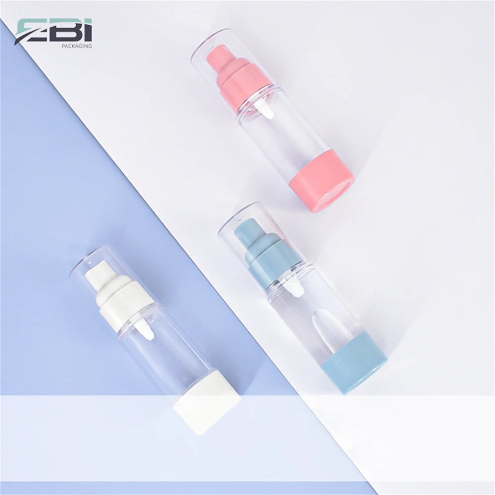 Nordic style degradable cylinder  china PET 30 lotion bottle with spray pump  airless hair  spray bottle