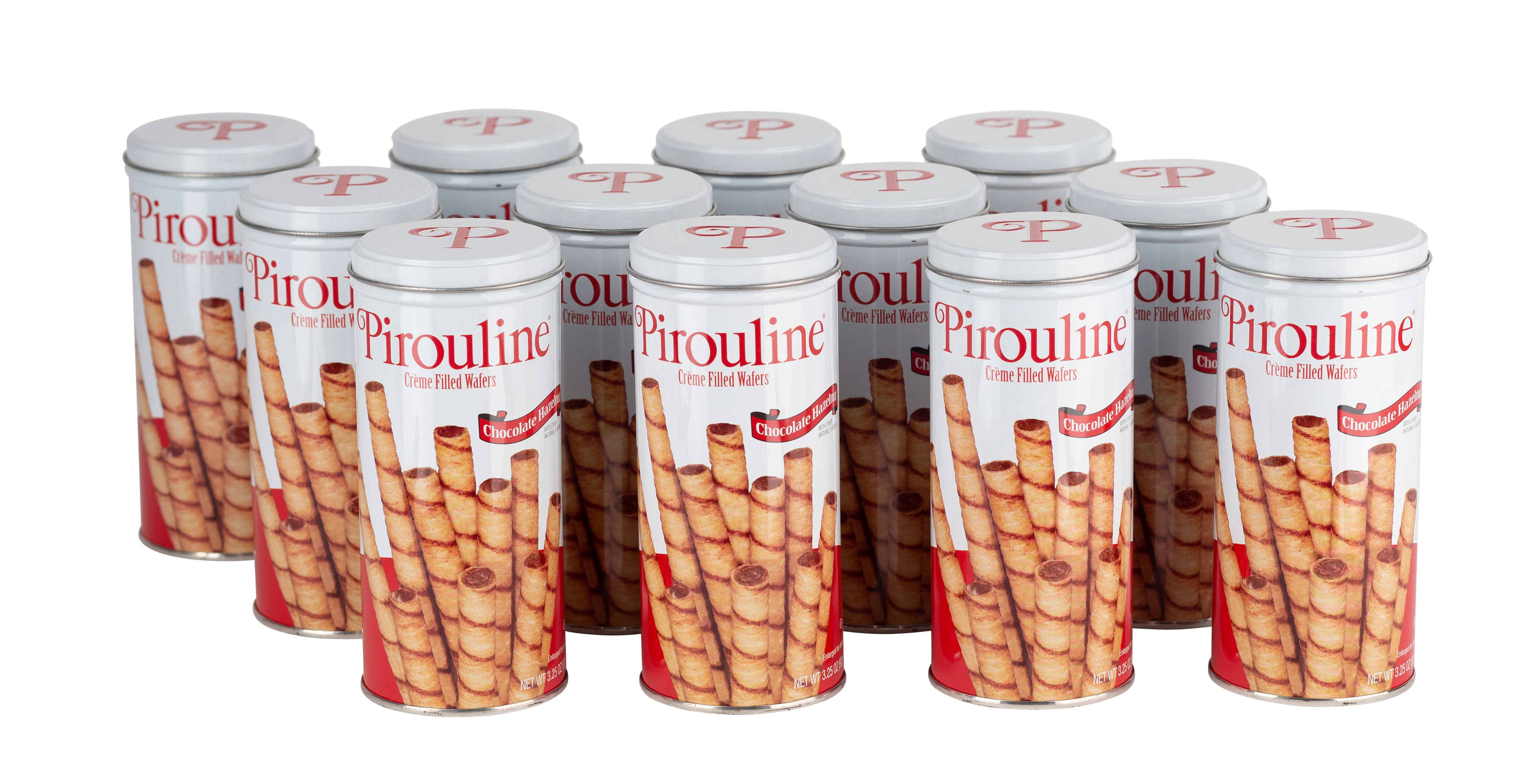 
Pirouline Rolled wafer - Chocolate Hazelnut cream filled 3.25oz tin 