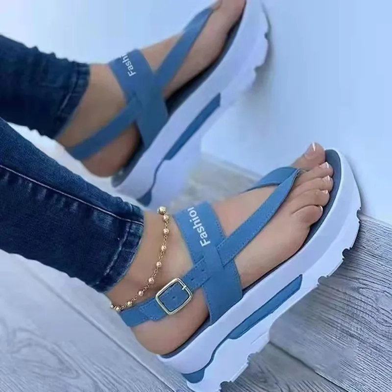 2024 Fashion Women Casual Sandals Female Girls Simple Style Open Toe Everyday Low Heels Sandals Shoes
