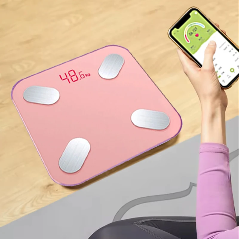 Bathroom scale body fat analyzer with full body medical check  body fat scale with app