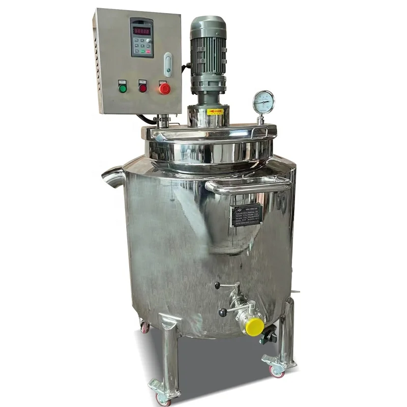 Stainless steel and low-speed anchor scraping wall mixing jacket heating mixing tank in daily chemical plant