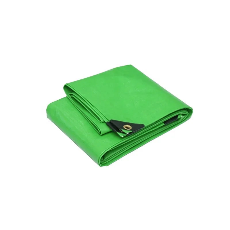 Million green industrial heavy duty transparent fabric double side water proof pe tarpaulin lona poly tarp sheet