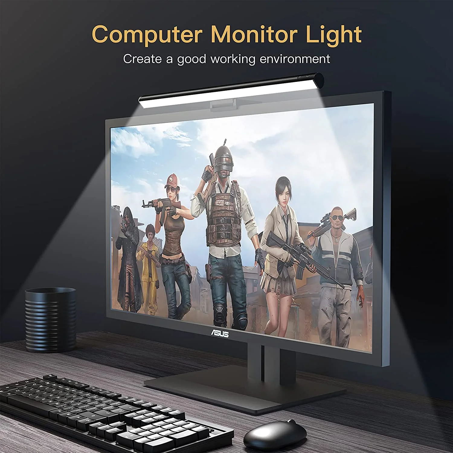 Hot  sales  Computer LED Eye Protective Lamp  lighting computer  LED PC Laptop Screen Bar Hanging Light  Monitor Lamp