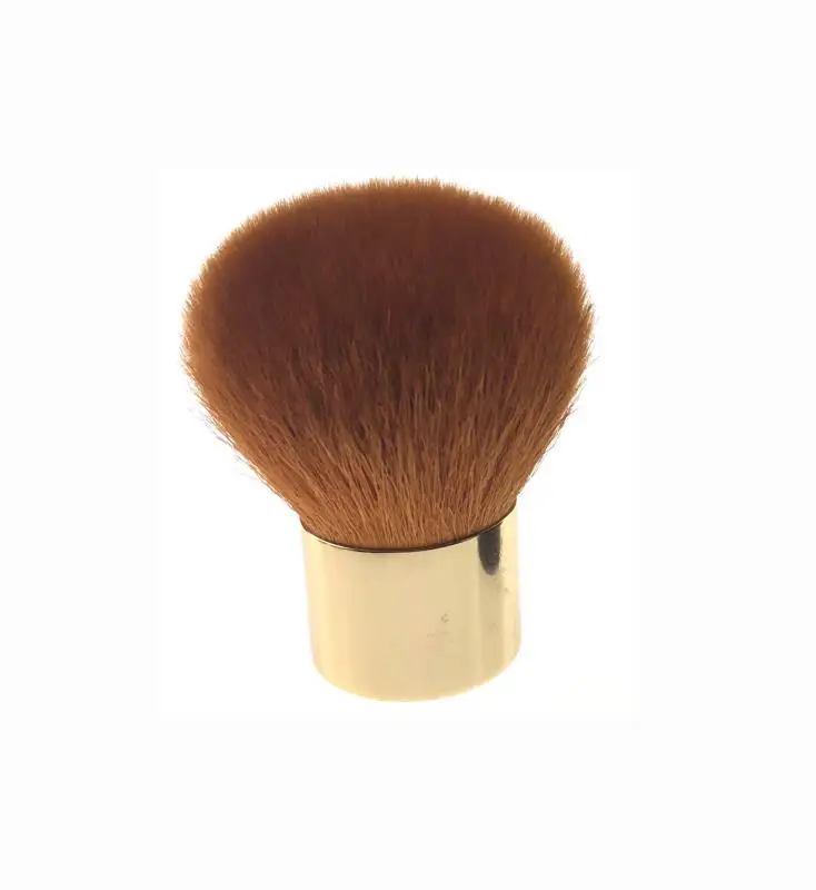 good quality soft girls manufacturers gold fluffy bronzer kabuki brush