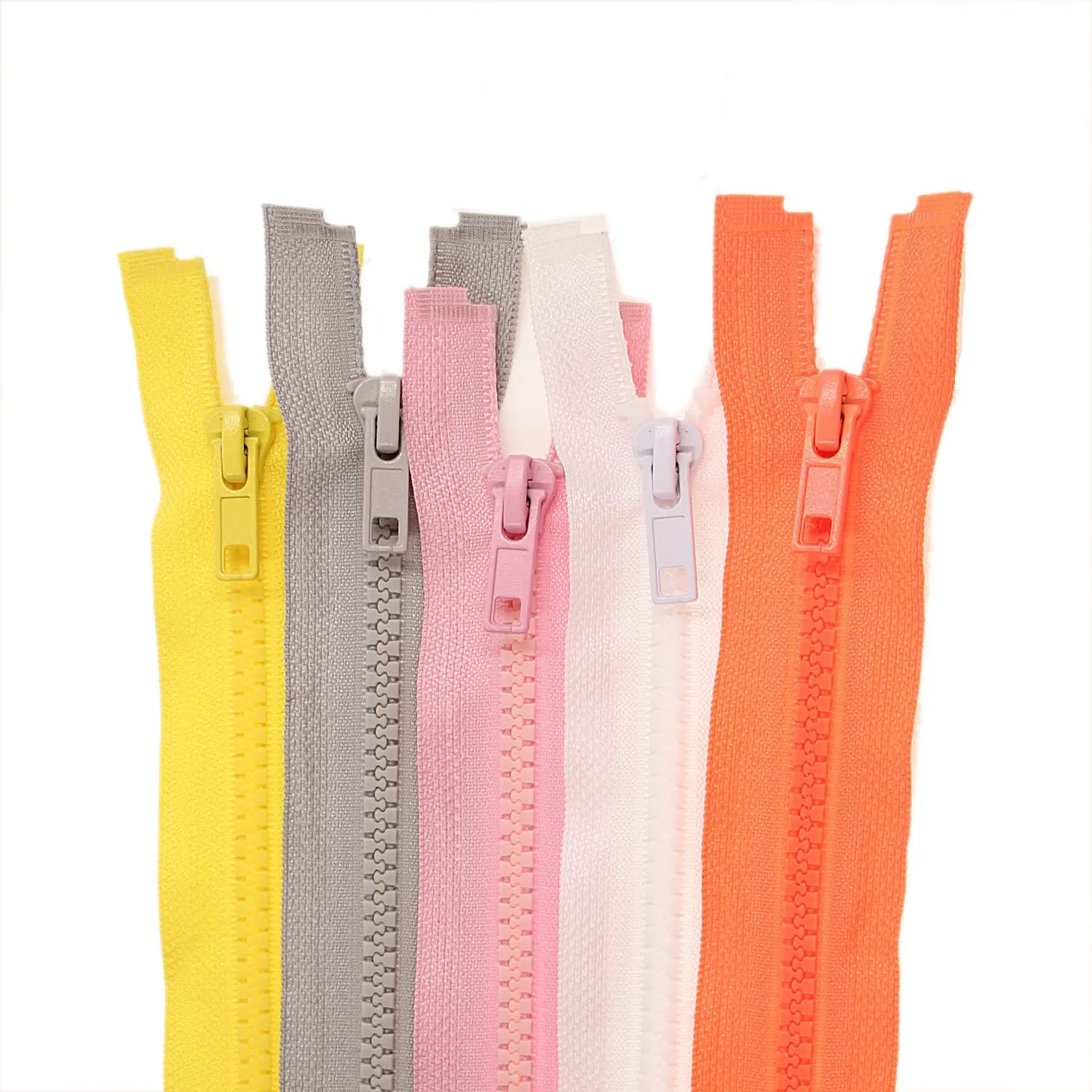 2022 fashion no 5 plastic zippers for garments pocket