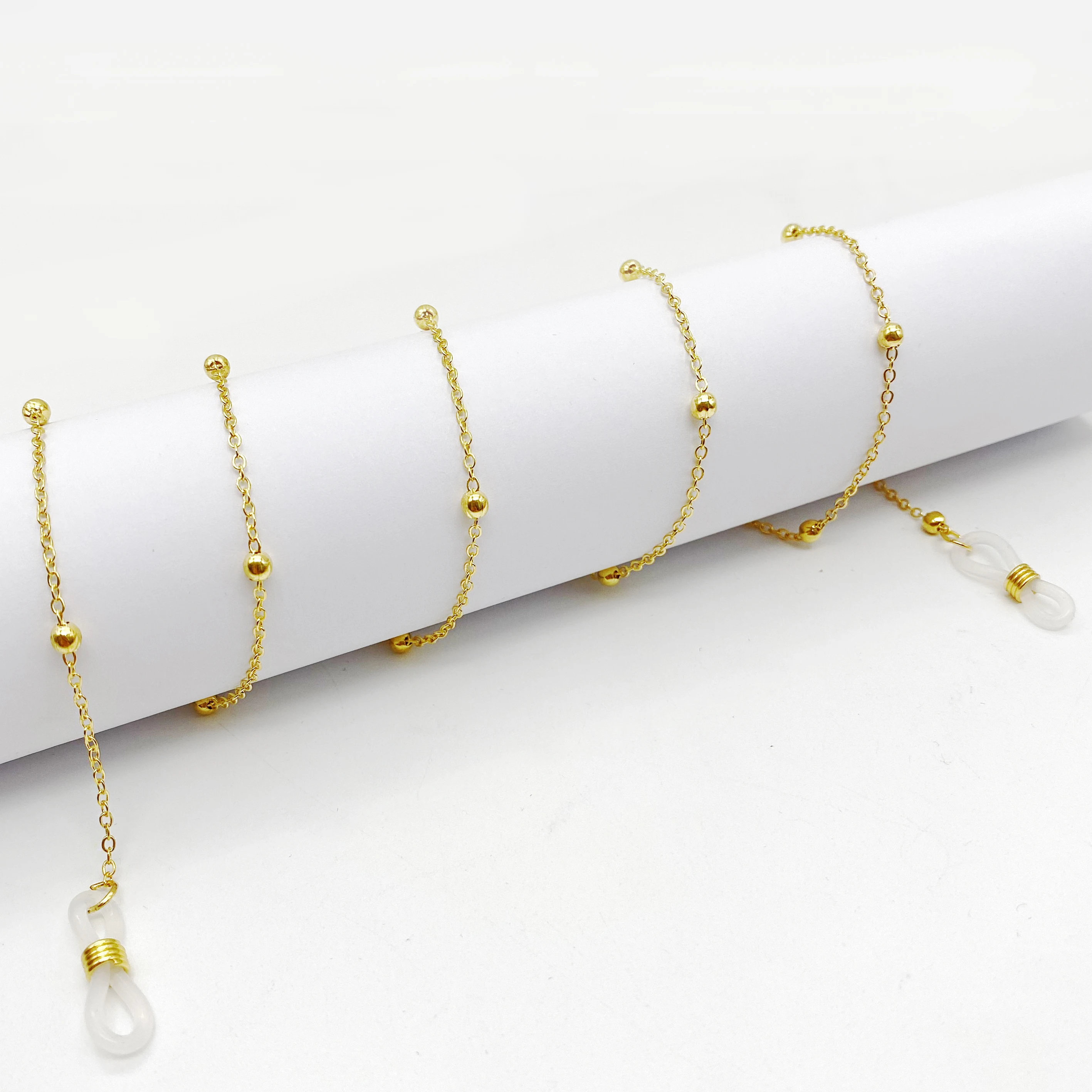 Comfortable wearing gold glasses chain eyeglass cords Reading Glasses chains