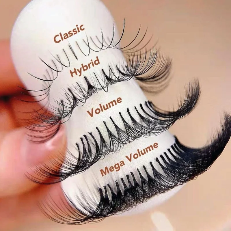 5d premade volume fans wholesale 0.03 pre made eyelash extension private label silk matte black eyelashes extension