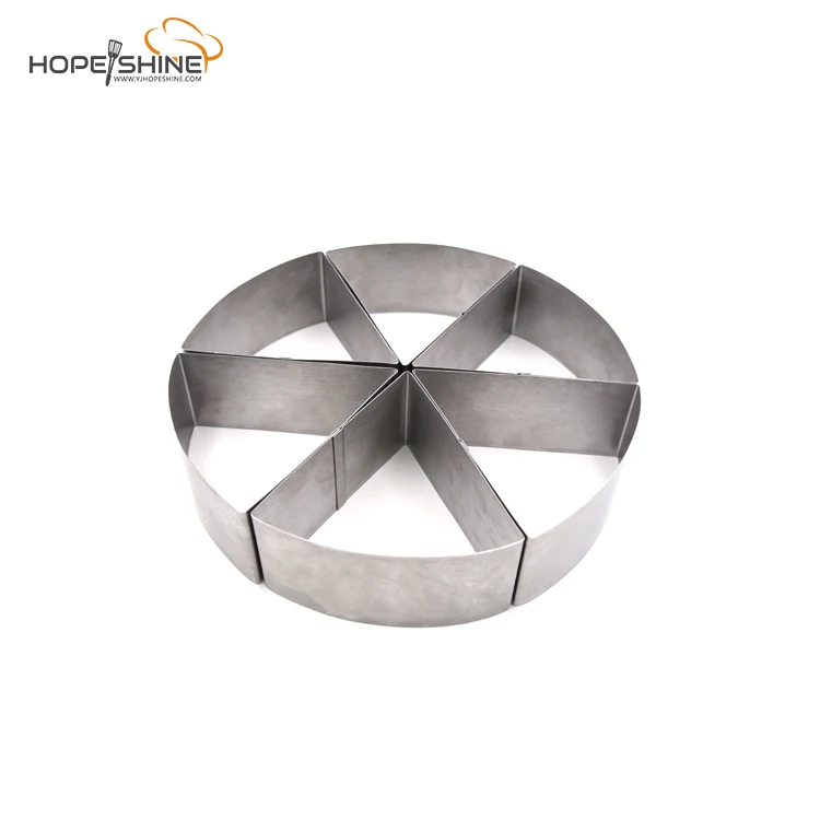 
Triangle Stainless Steel Portion Cake Mold Pizza Slice Cake Pan Baking Mold 