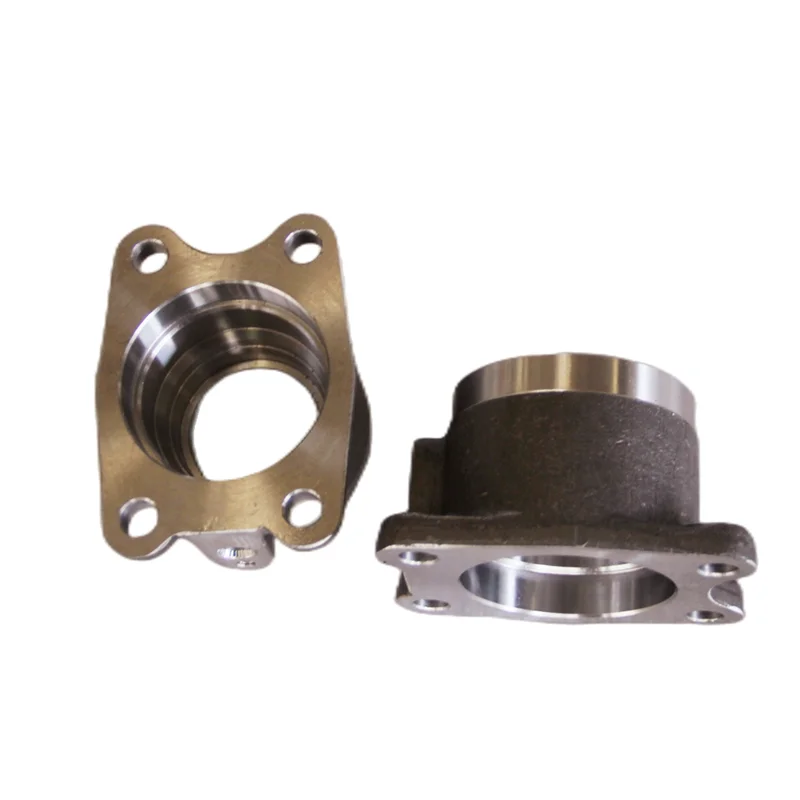 stainless steel round handrail tube flange base