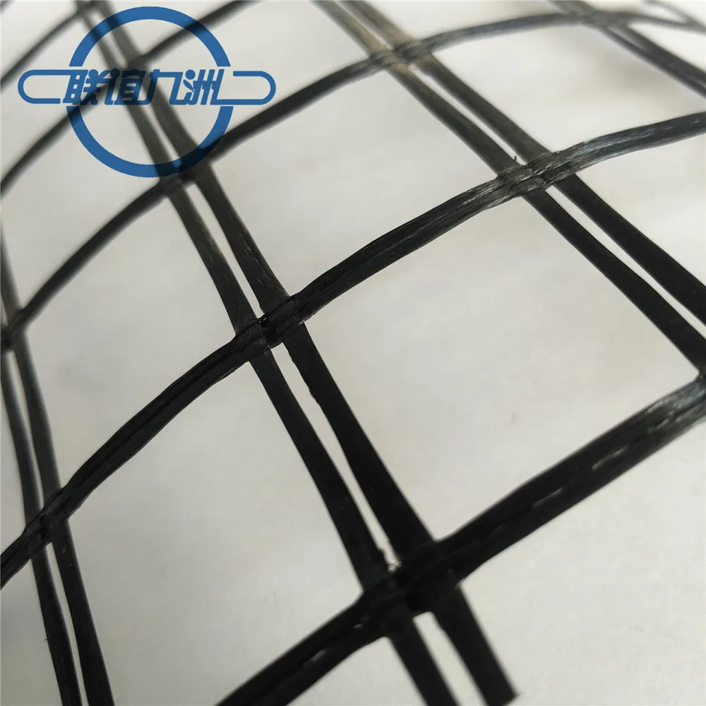CE ISO certificated bitumen coated glassfiber geogrid for for asphalt road building