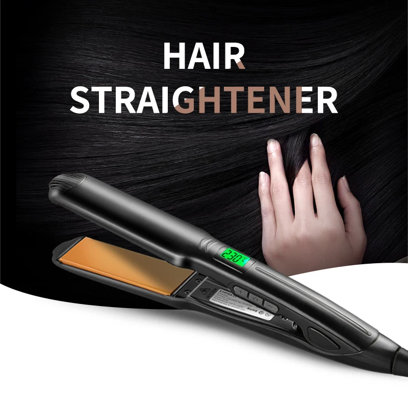 JADEEMPRESS Professional Salon Fast Hair Straightener with 1.75 Inch Titanium Plate Flat Iron Light Weight EPS803