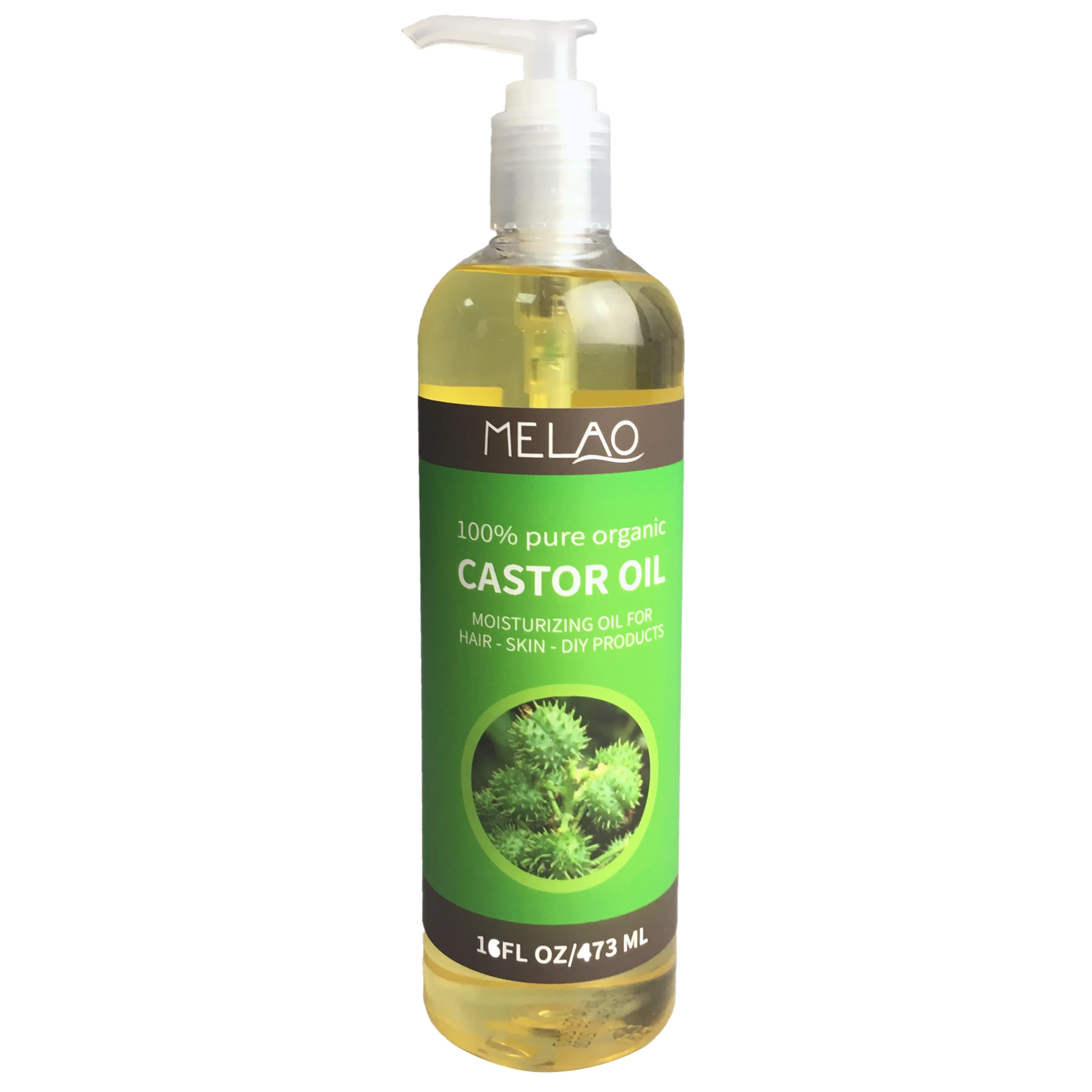 Melao Castor Oil  Huile De 100% Biologique Pure Moisturizing Oil For Hair Skin Diy Products