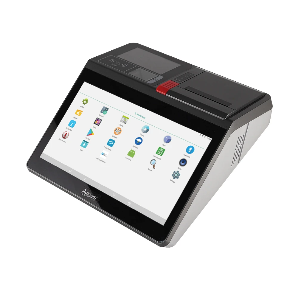 11.6 inch tablet pos android windows all in one touch screen pos system with printer
