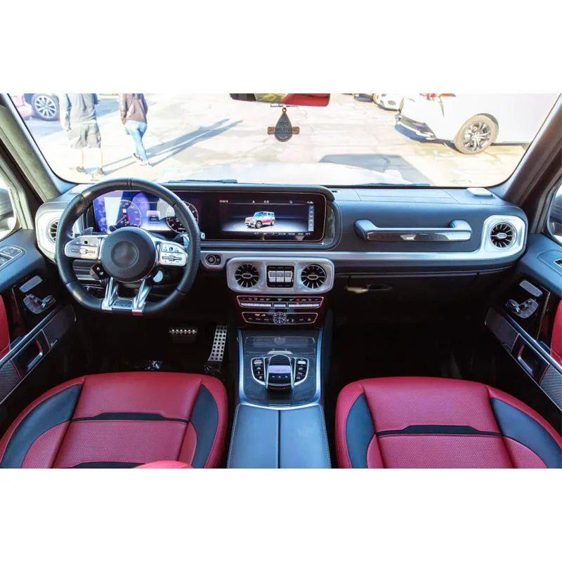 JDMCMA Tuning parts interior full screen upgrade with car steering wheel for mercedes-benz g500 g63 W463 modification kit