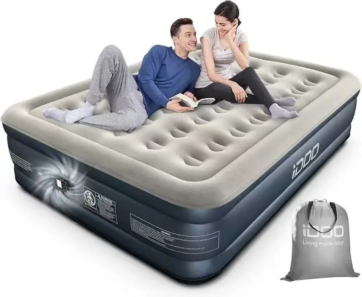 Foldable Medical Mattress Built-In Pump Inflatable Bed Home Office School Hotel Bedroom Living Room Bathroom Home Outdoor Mall