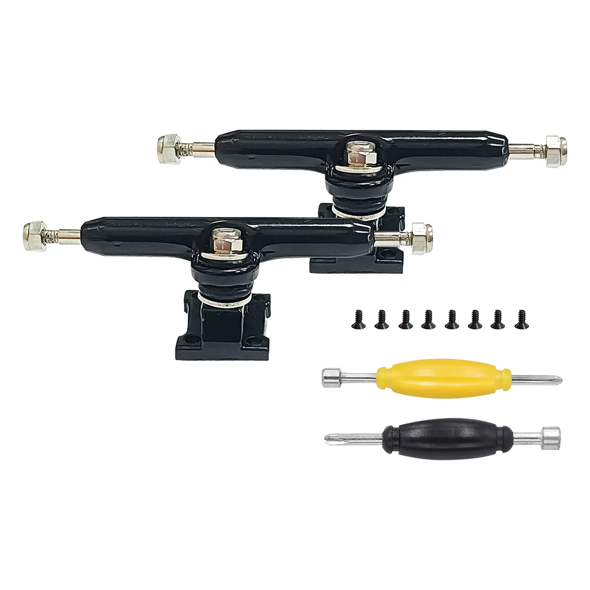 34mm single axle fingerboard trucks for finger skateboard trucks 8 colors with Lock Nuts