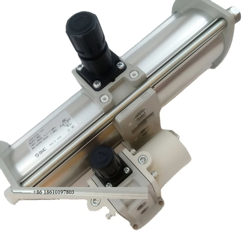 SMC original booster valve VBA43A-04 with watch and muffler  VBA