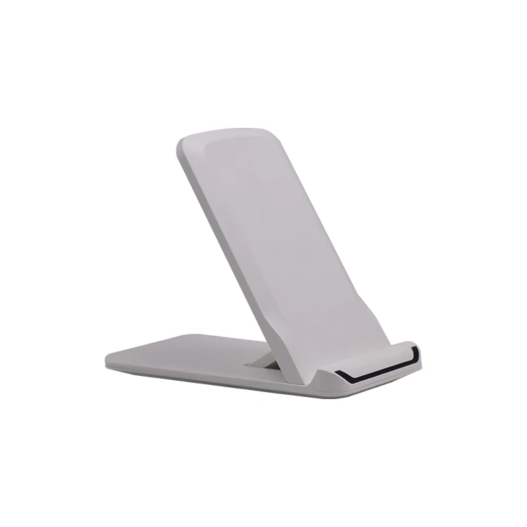 
5V 2A 9V 1.67A 10W 2 coils mobile phone use simple foldable wireless charger stand for iPhone fast charging 