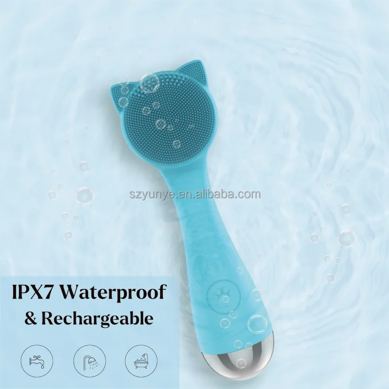 2024 Newest Patent Facial Cleansing Brush Waterproof and Rechargeable Electric  SONIC SILICONE CLEANSING BRUSH