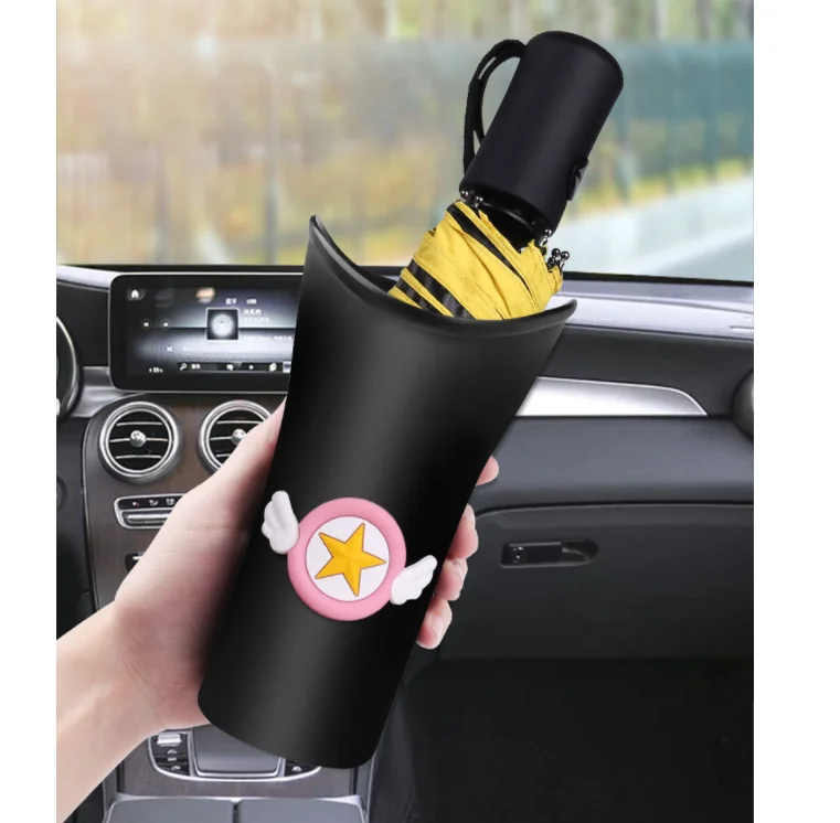 
Custom Waterproof Leakproof Hanging Car Trash Bag Trash Bin Car Garbage Can 