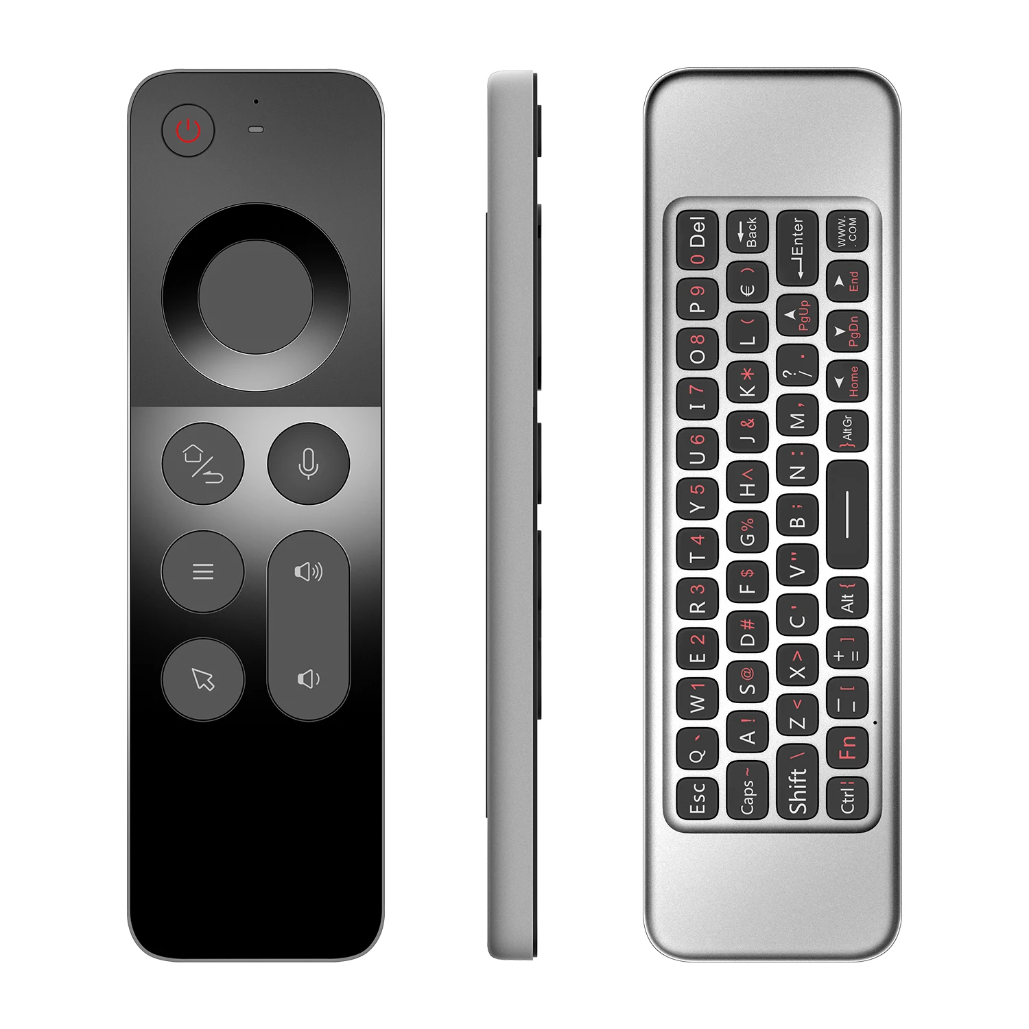 W3 Flying Mouse Infrared learning Double-Sided Wireless Mini keyboard Mouse 2.4G Voice Remote Control Air Mouse
