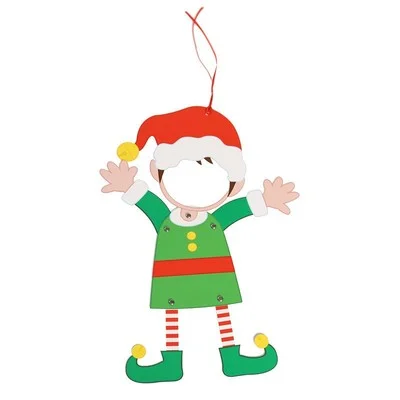 Customized Christmas elf paper wholesale paper elf toy girl boy Paper Hanging Pendant