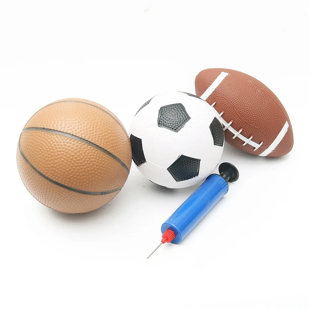 Custom Printed Logo PVC Material inflatable American Football for kids