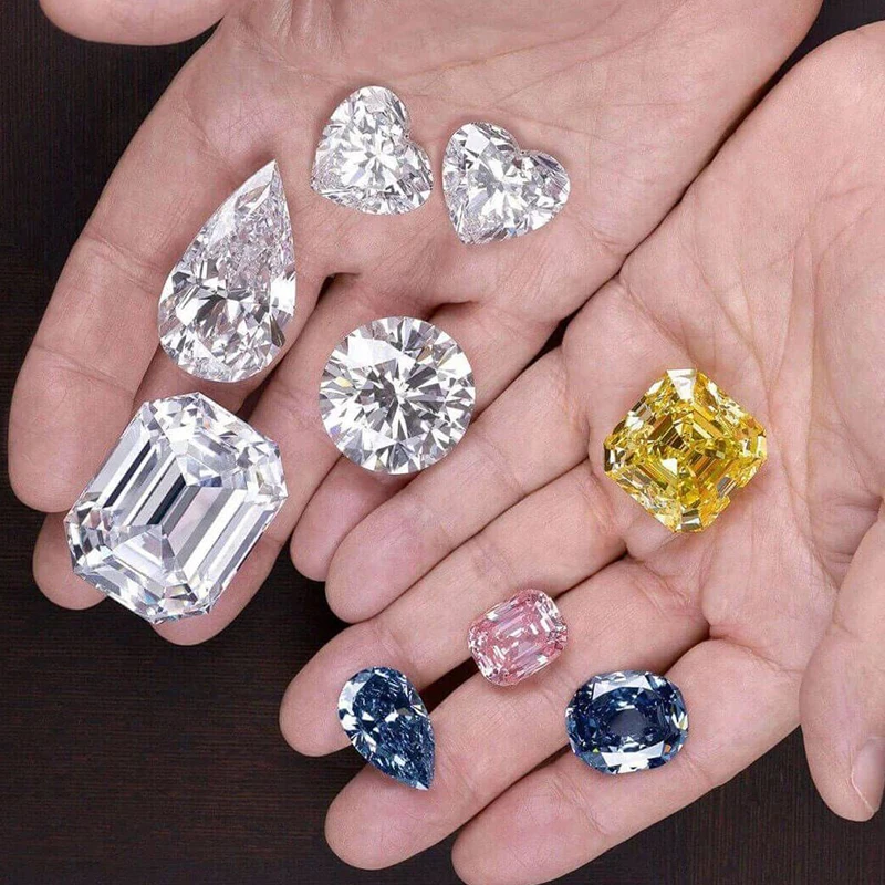 D E F G color VVS VS Diamond IGI GIA Certificate CVD HPHT Loose Lab Diamond 0.5ct 1ct 2ct 3ct Lab Grown Diamond Wholesale