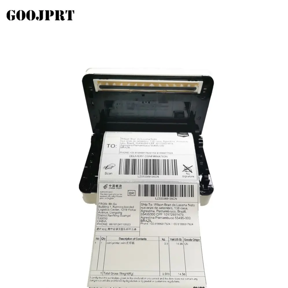 4 inch 110mm warehouse mini wifi thermal label Blue/tooth printer