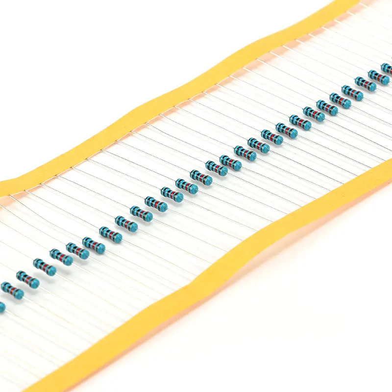 1/4W Metal Film Resistor 0R 0 Ohm 1% Five Color Ring Resistor