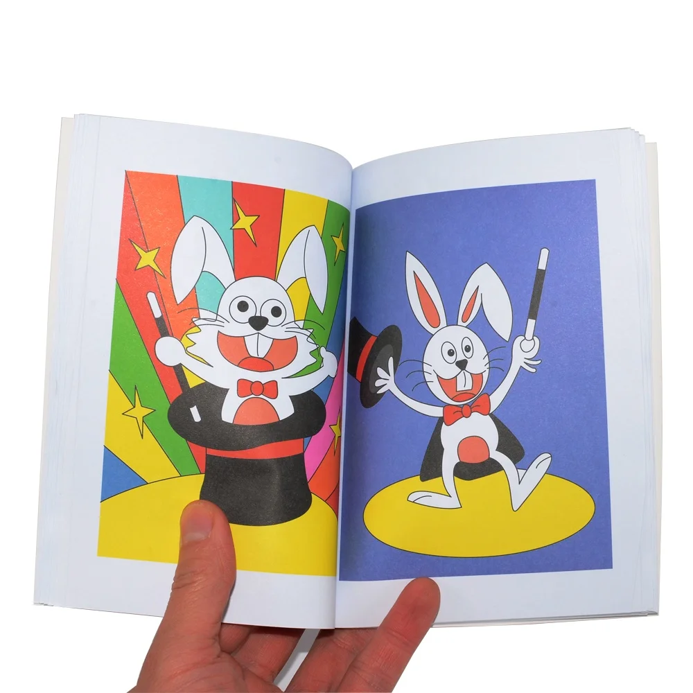 Easy Magic Tricks Magic Coloring Book  for Kids with Perfect Size for Children Young Hands