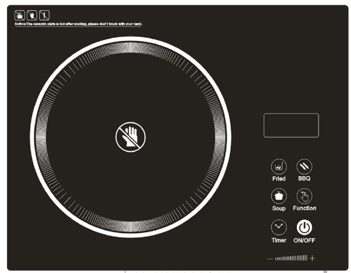 Small Home appliance Electric Infrared  cooker spare parts  micro-crystal plate