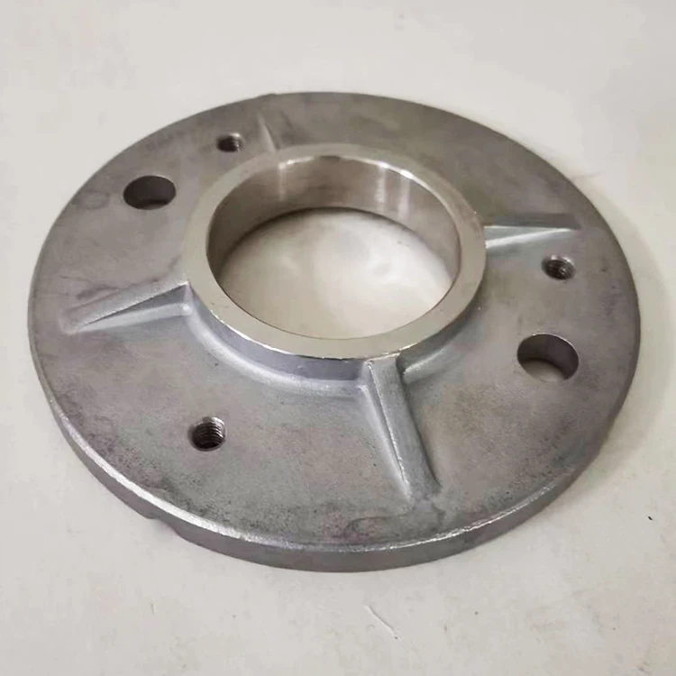 Round post based cover stainless steel fence post mount handrail bracket for stair railing