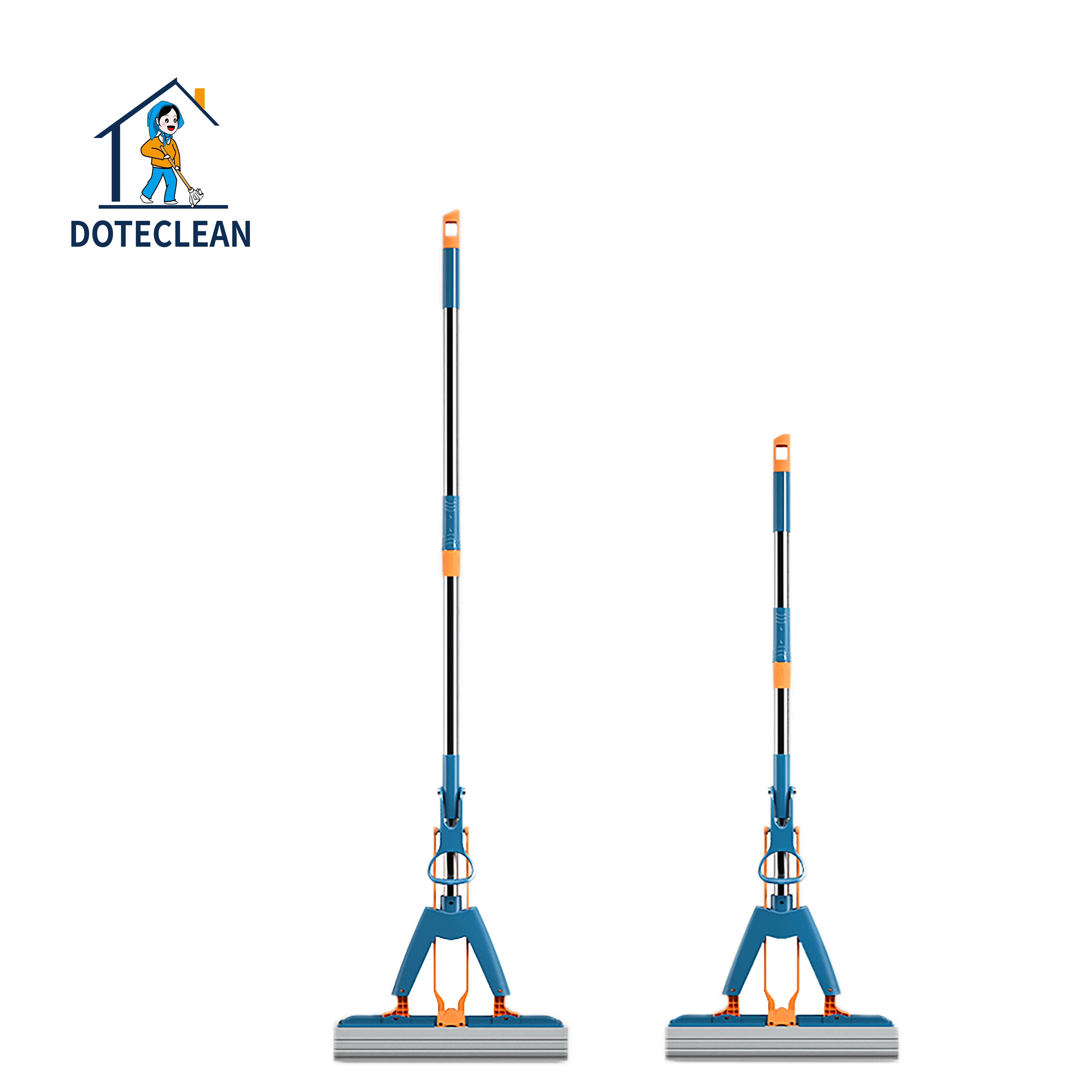 Most Popular Telescopic Handle Magic 360 Degree Easy Collapsible Squeeze Removable Self Cleaning Floor PVA Mop Hand-Free
