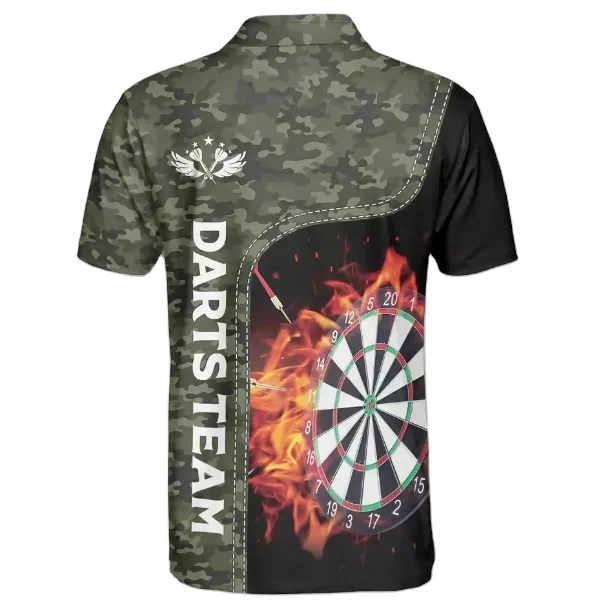 Custom Logo Man Sublimation Dart Shirts