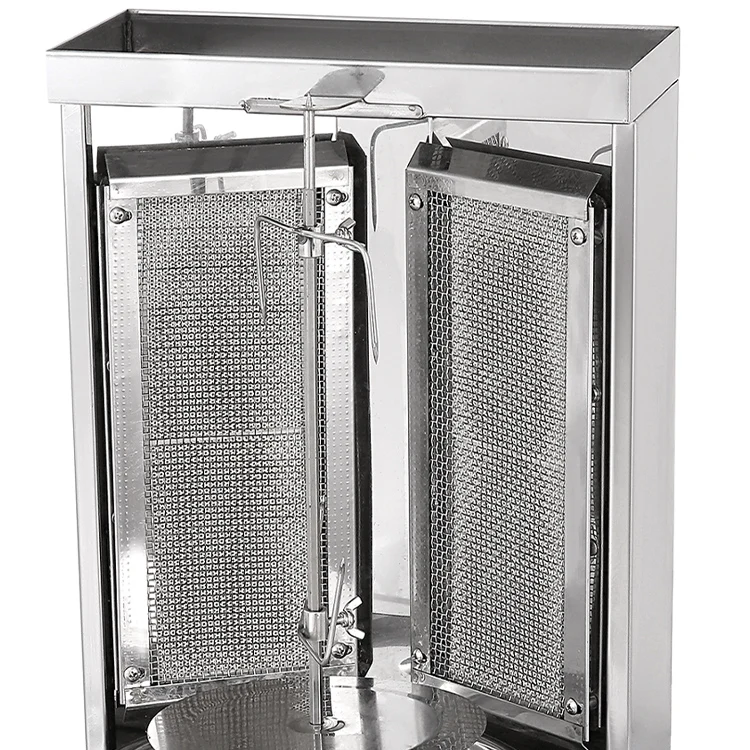 Factory Price Turkish Kebab Machine Mini Shawarma Burner Gas Electric 2 In 1 Grill Rotary Heating Doner Kebab Machine
