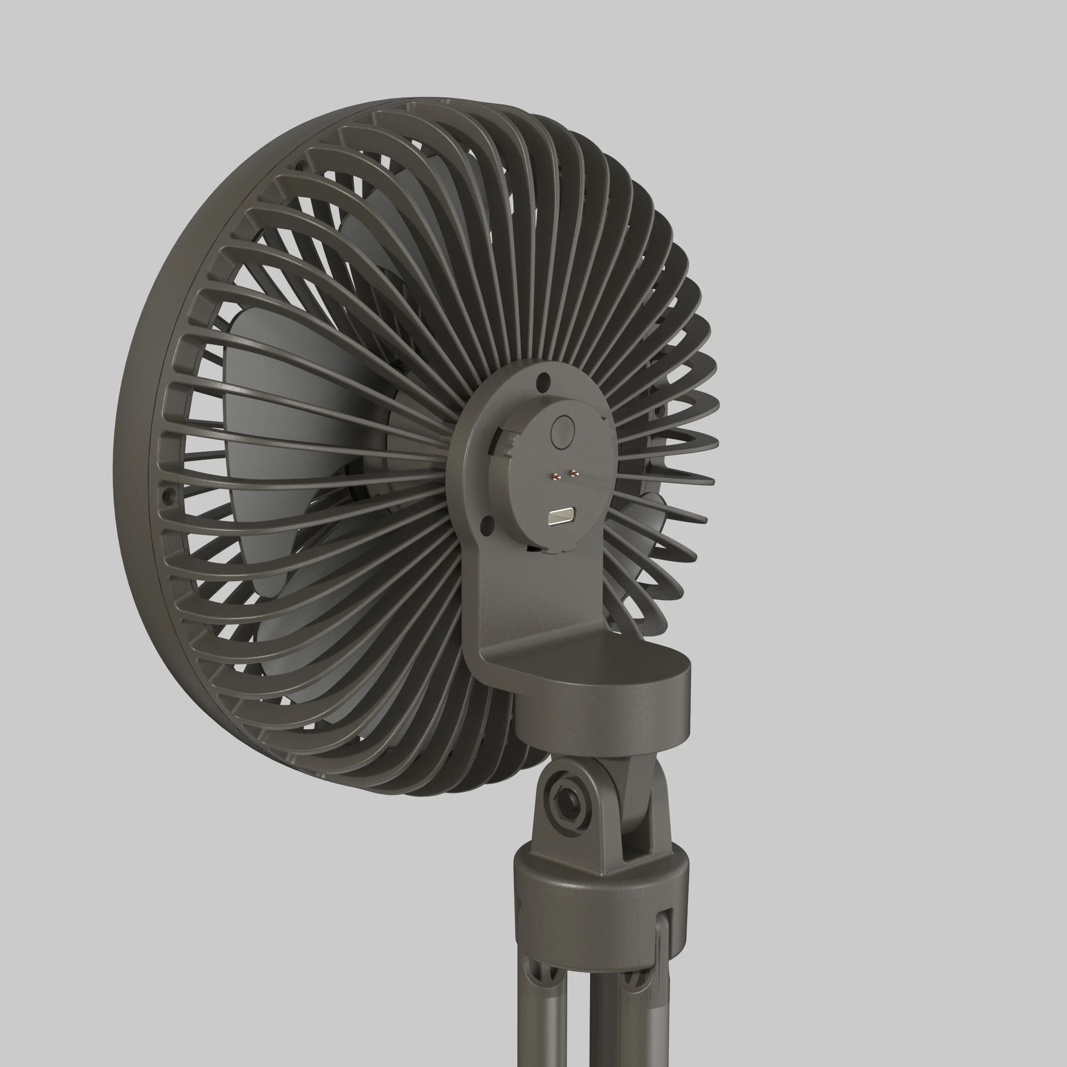 Personalised Multifunctional Air Cooler Portable Table Fan Camping Lighting USB Folding Portable Fan For Outdoor