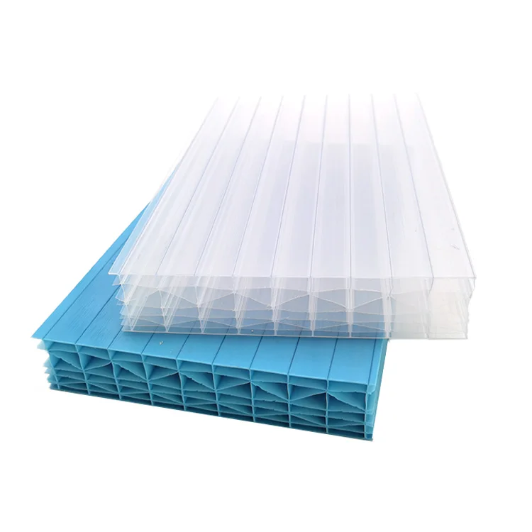 Waterproof 30mm Milky Polycarbonate Multiwall X Structure Sheet for Door